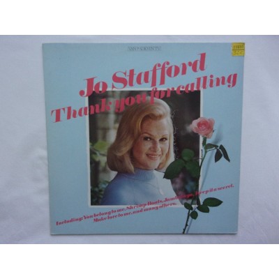 Jo Stafford - Thank you for calling
