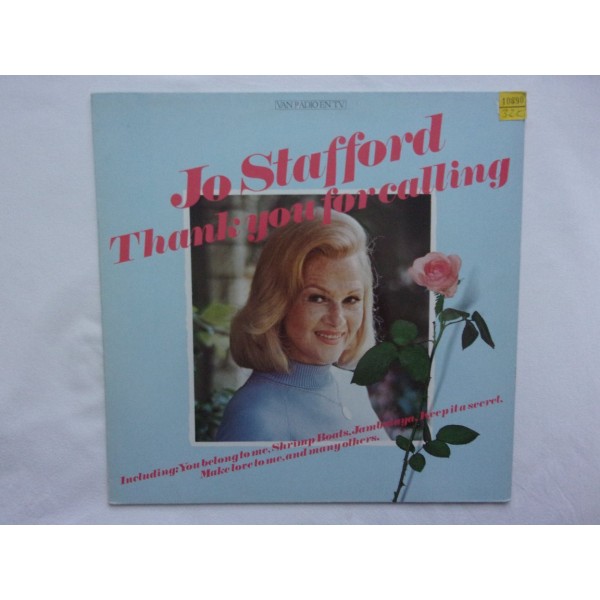 Jo Stafford - Thank you for calling