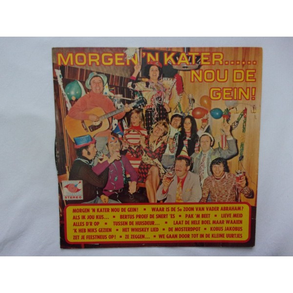 Morgen een kater nou de gein